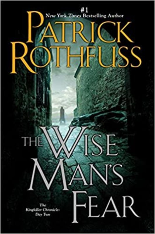 Book cover for "The Wise Man's Fear" by Patrick Rothfuss