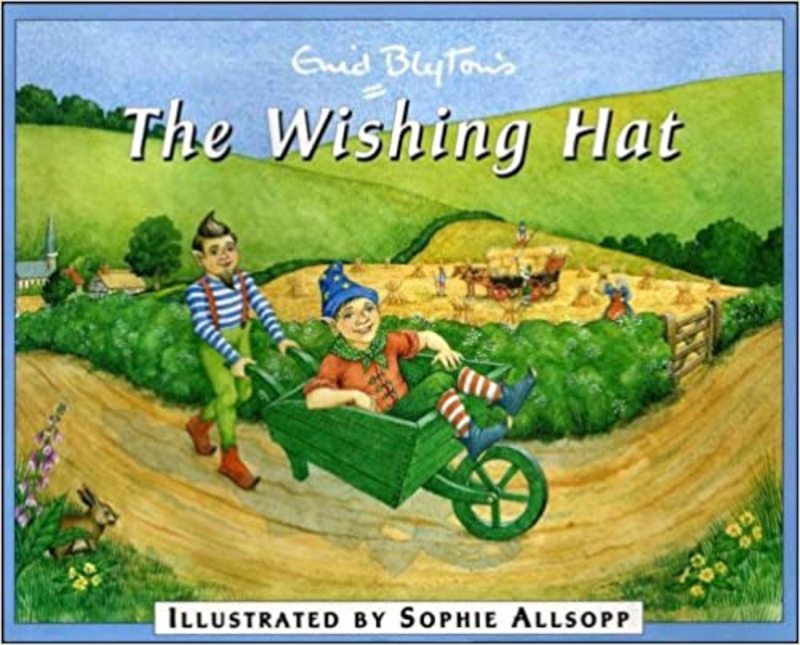 Book cover for "The Wishing Hat" by Enid Blyton