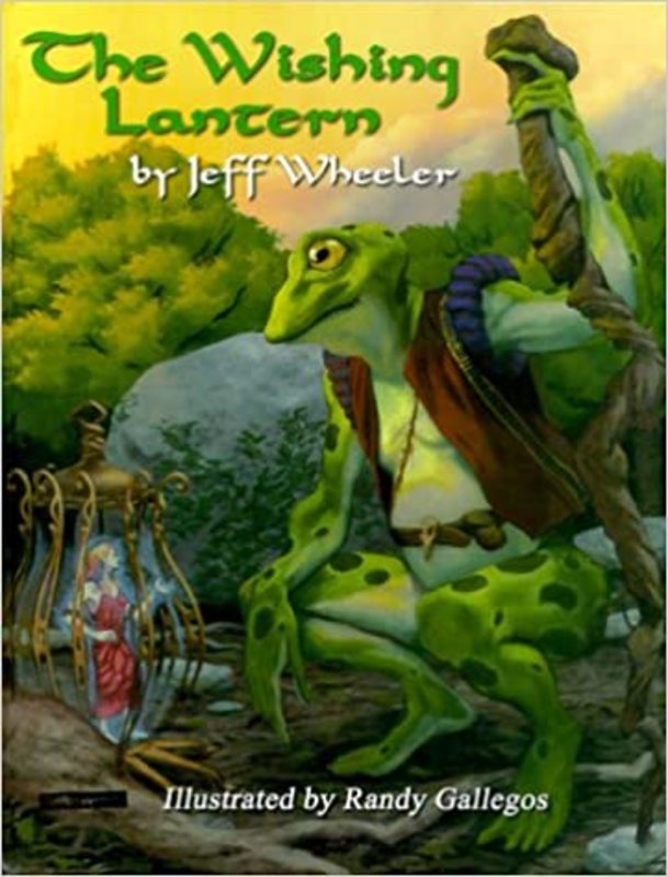 Book cover for "The Wishing Lantern" by Jeff Wheeler