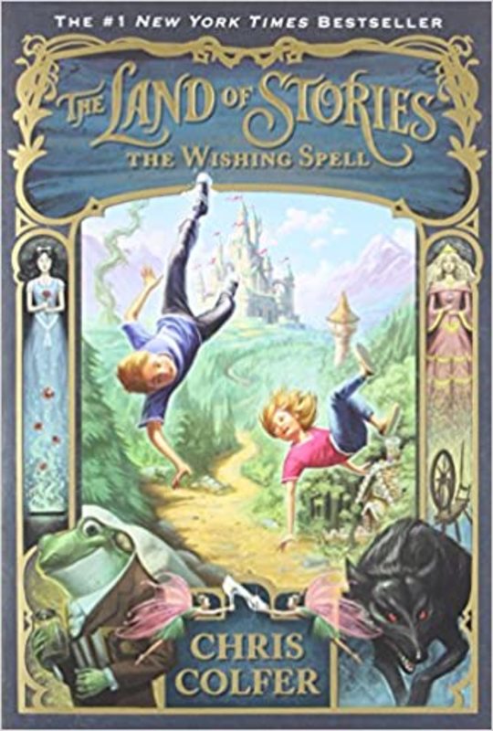 Book cover for "The Wishing Spell" by Chris Colfer