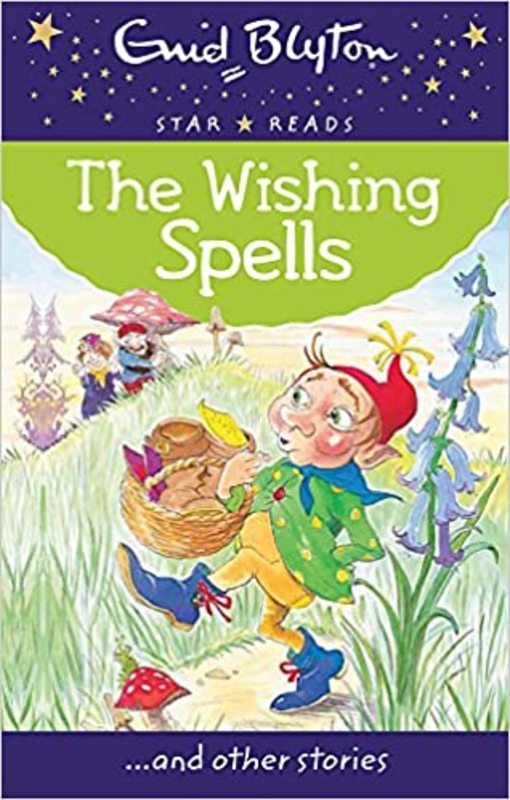 Book cover for "The Wishing Spells" by Enid Blyton