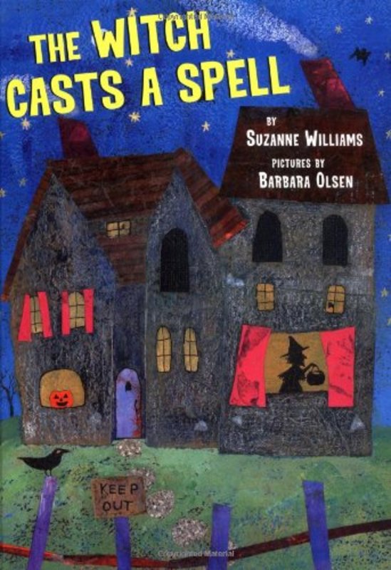 Book cover for "The Witch Casts A Spell" by Suzanne Williams