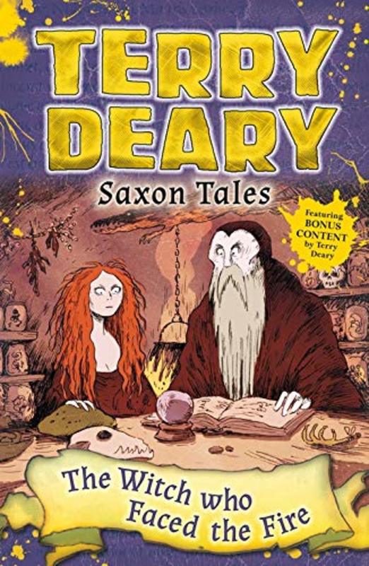 Book cover for "The Witch Who Faced the Fire" by Terry Deary