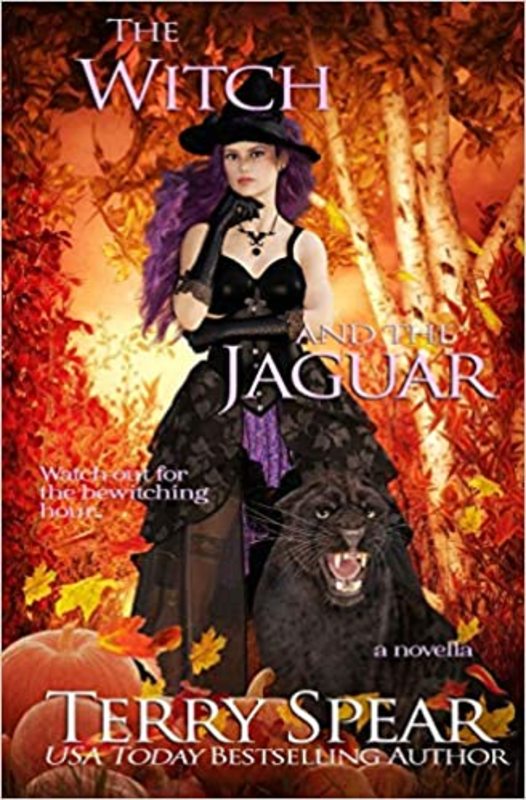 Book cover for "The Witch and the Jaguar" by Terry Spear