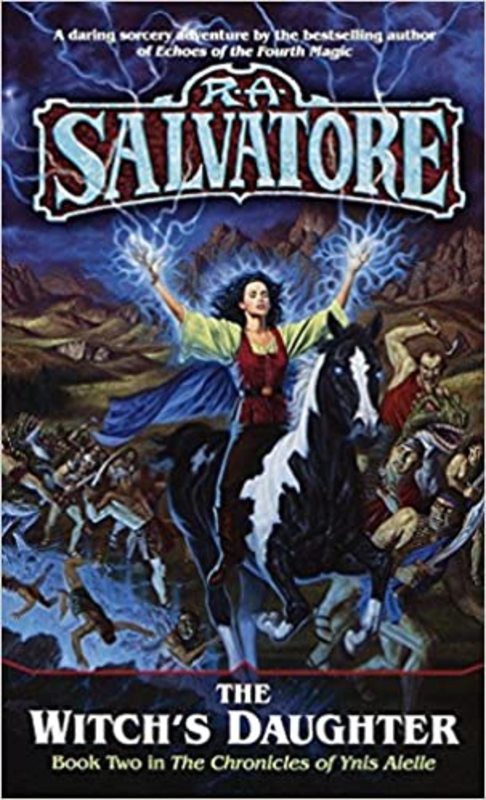 Book cover for "The Witch's Daughter" by RA Salvatore