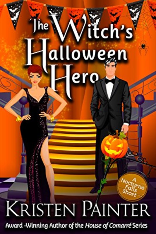 Book cover for "The Witch's Halloween Hero" by Kristen Painter