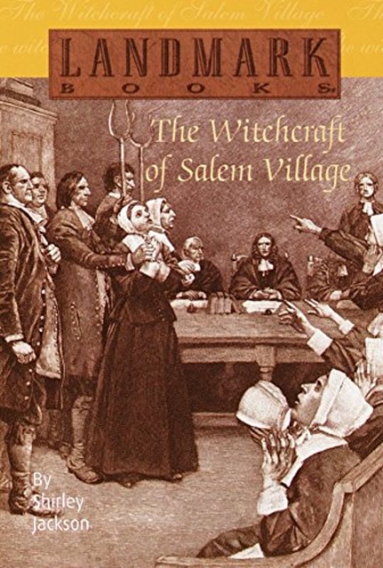 Book cover for "The Witchcraft of Salem Village" by Shirley Jackson