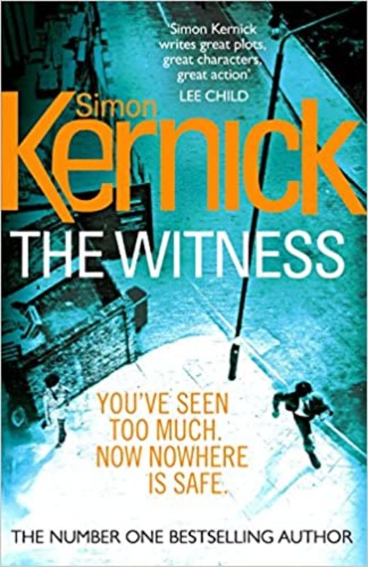 Book cover for "The Witness" by Simon Kernick