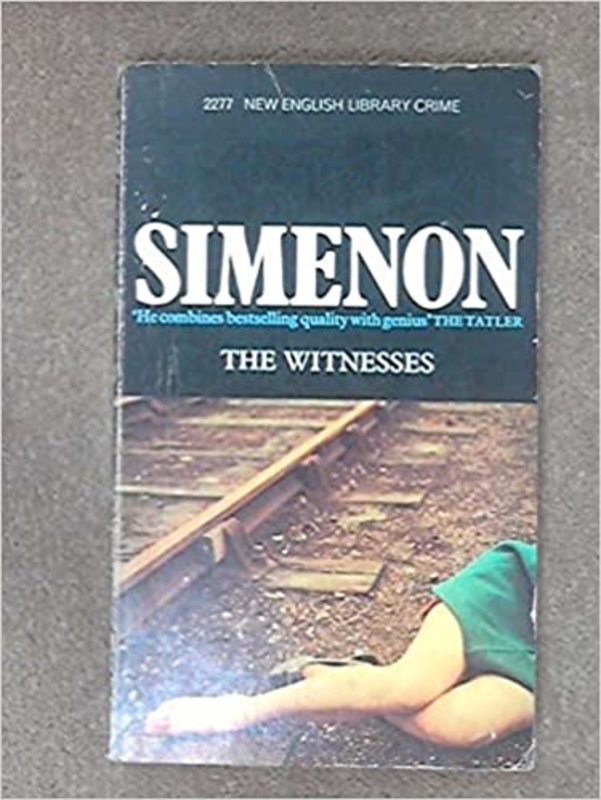 Book cover for "The Witnesses" by Georges Simenon