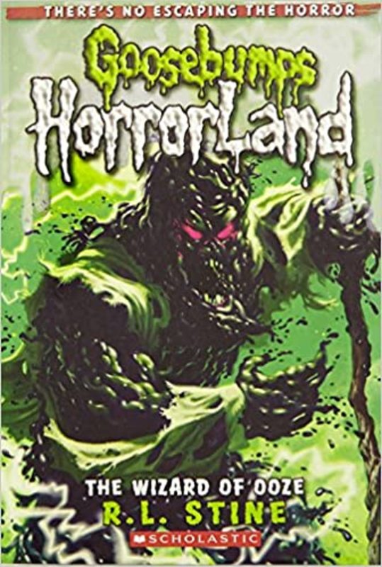 Book cover for "The Wizard Of Ooze" by R.L. Stine