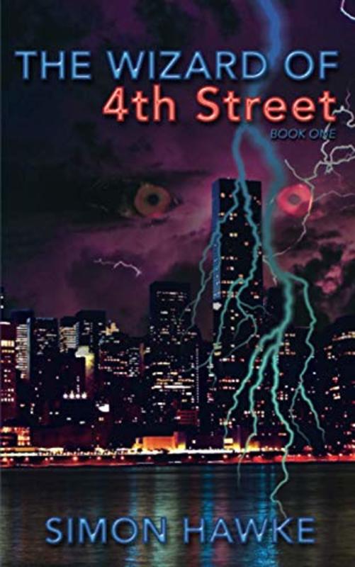 Book cover for "The Wizard of 4th Street" by Simon Hawke