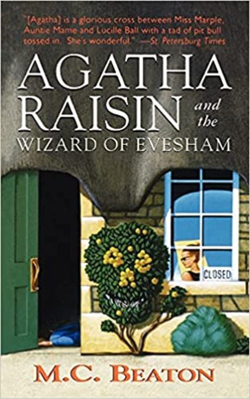 Book cover for "The Wizard of Evesham" by MC Beaton