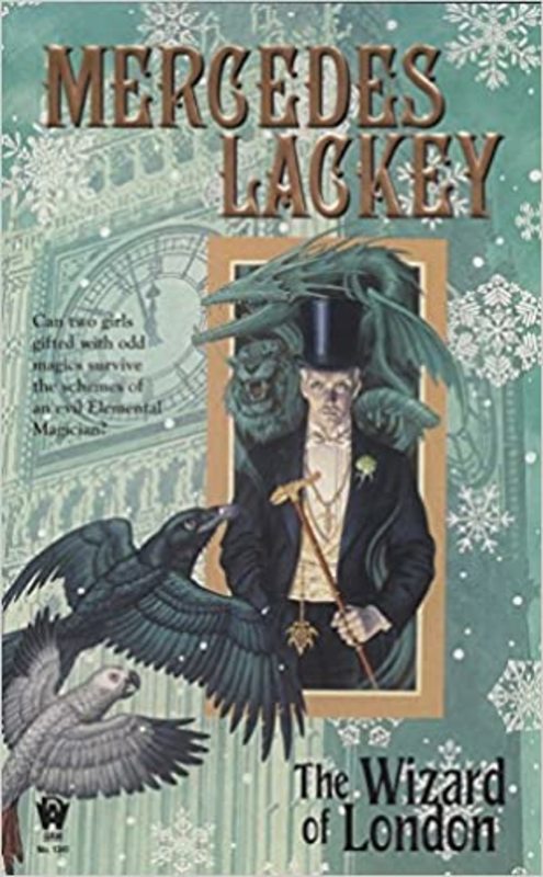 Book cover for "The Wizard of London" by Mercedes Lackey