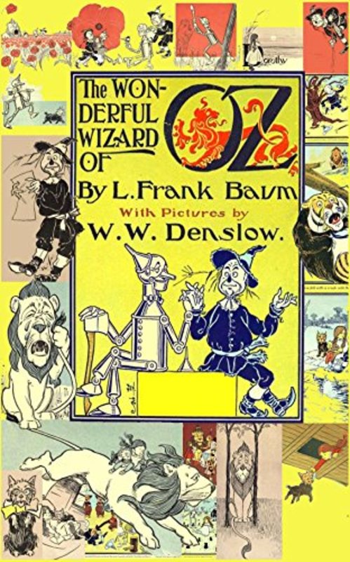 Book cover for "The Wizard of Oz" by L. Frank Baum