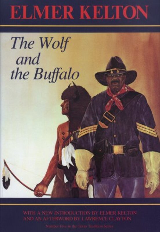 Book cover for "The Wolf and the Buffalo" by Elmer Kelton