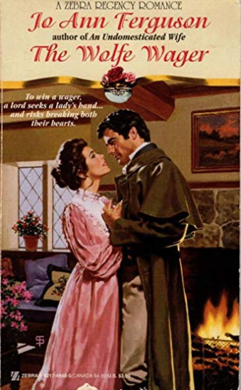 Book cover for "The Wolfe Wager" by Jo Ann JA Ferguson
