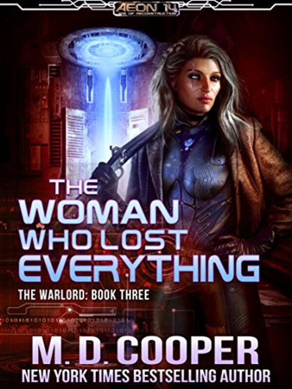 Book cover for "The Woman Who Lost Everything" by MD Cooper