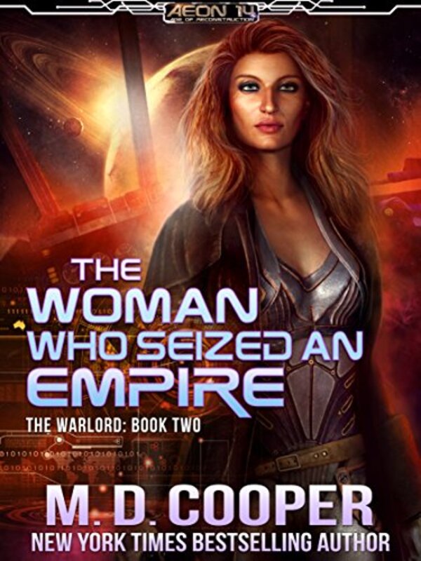 Book cover for "The Woman Who Seized an Empire" by MD Cooper