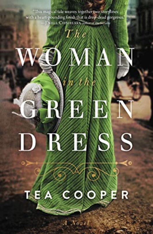 Book cover for "The Woman in the Green Dress" by Tea Cooper