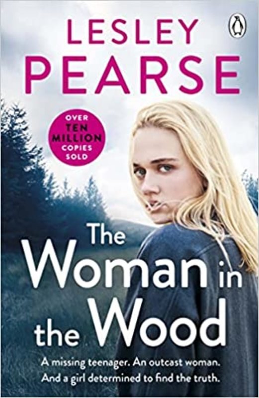 Book cover for "The Woman in the Wood" by Lesley Pearse
