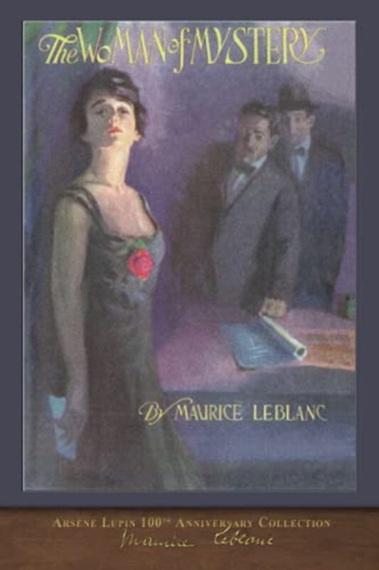 Book cover for "The Woman of Mystery" by Maurice Leblanc