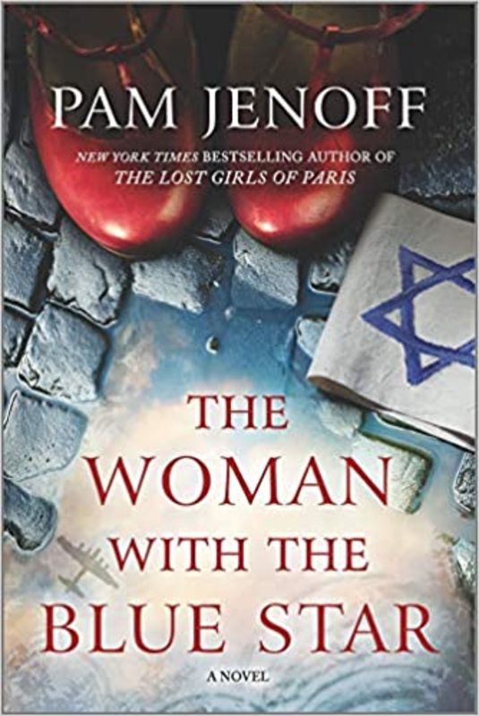 Book cover for "The Woman with the Blue Star" by Pam Jenoff