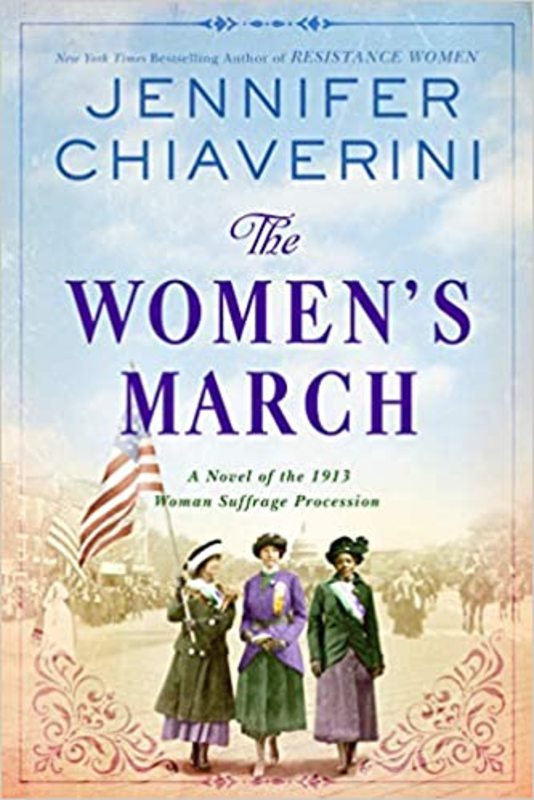 Book cover for "The Women's March" by Jennifer Chiaverini
