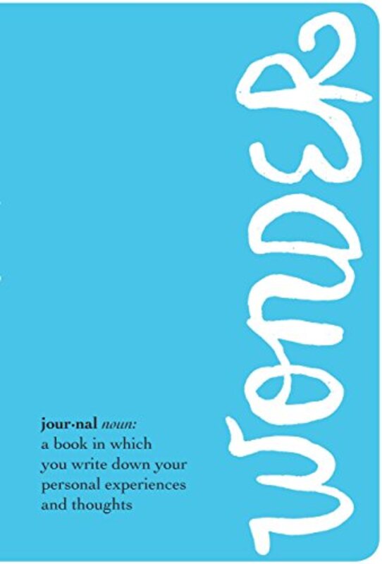 Book cover for "The Wonder Journal" by RJ Palacio