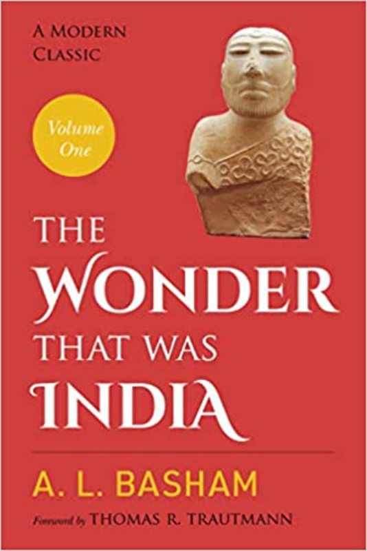 Book cover for "The Wonder That Was India" by A.L. Basham