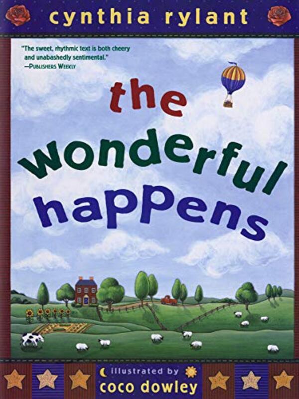 Book cover for "The Wonderful Happens" by Cynthia Rylant