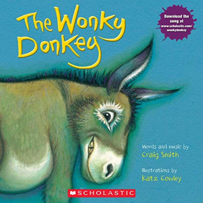 Book cover for "The Wonky Donkey" by Katz Cowley