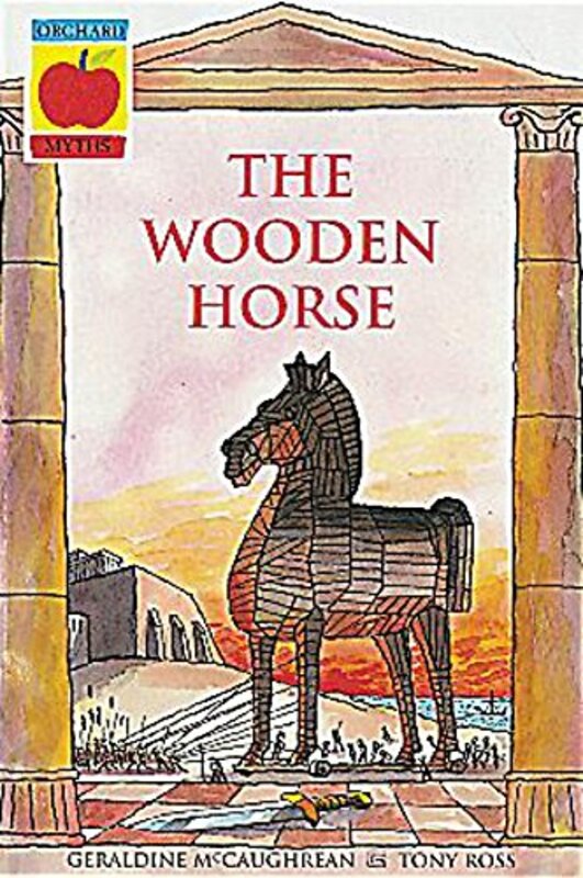 Book cover for "The Wooden Horse" by Geraldine McCaughrean
