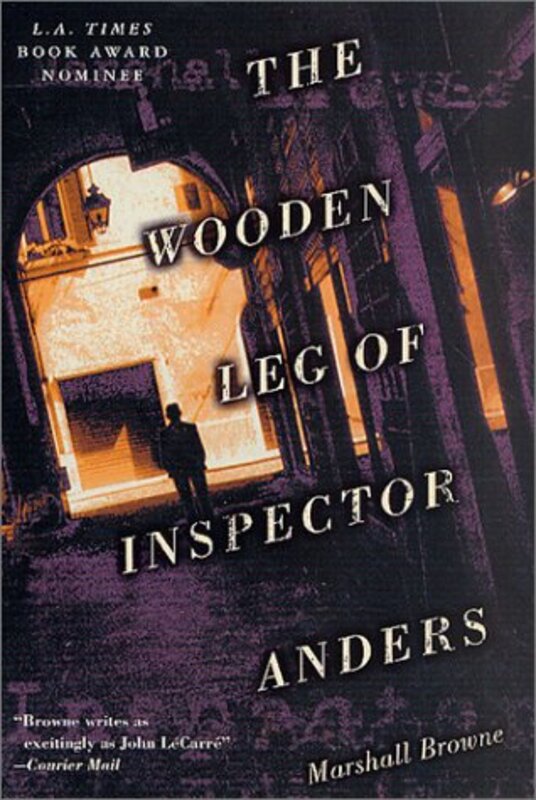 Book cover for "The Wooden Leg of Inspector Anders" by Marshall Browne