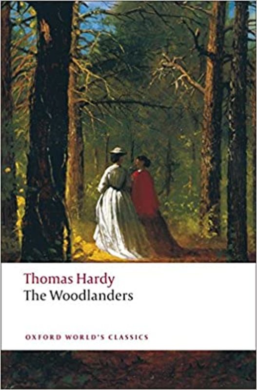 Book cover for "The Woodlanders" by Thomas Hardy