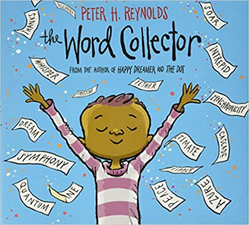 Book cover for "The Word Collector" by Peter H. Reynolds