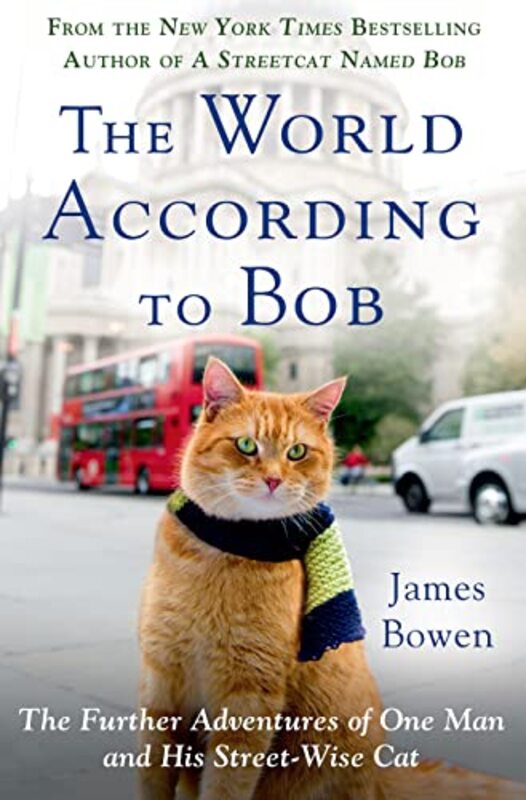 Book cover for "The World According to Bob" by James Bowen