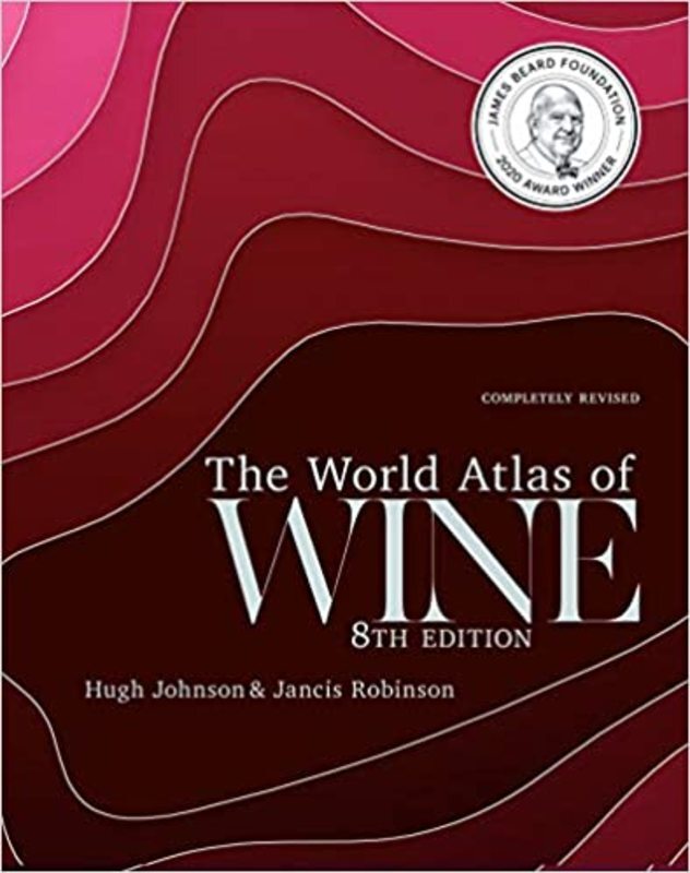 Book cover for "The World Atlas of Wine" by Hugh Johnson