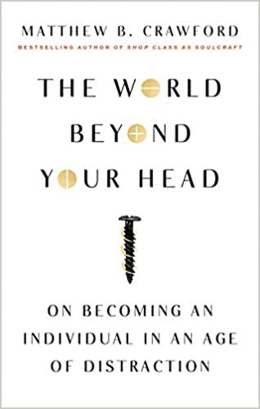 Book cover for "The World Beyond Your Head" by Matthew B. Crawford