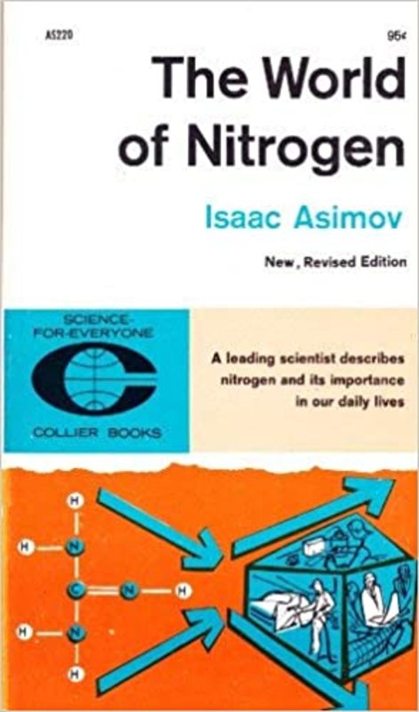 Book cover for "The World of Nitrogen" by Isaac Asimov