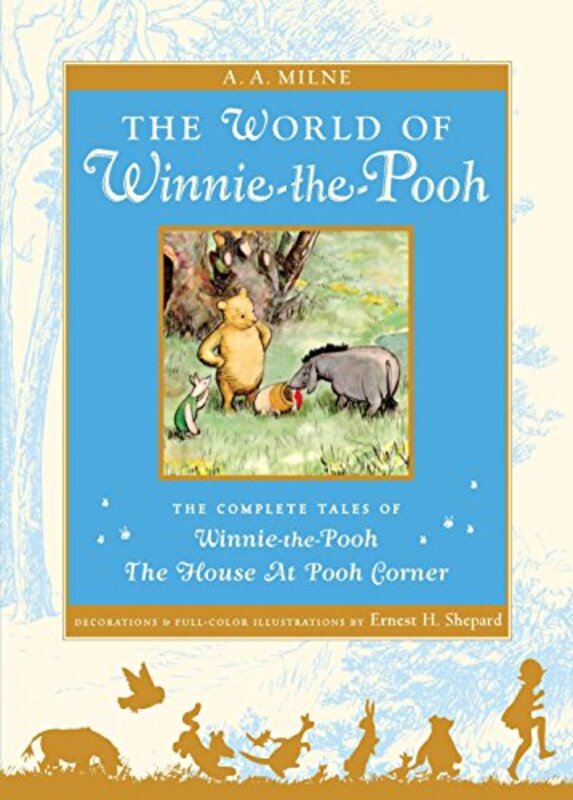 Book cover for "The World of Winnie-the-Pooh" by AA Milne