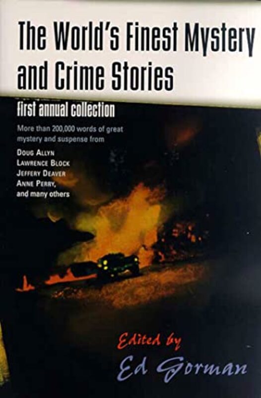 Book cover for "The World's Finest Mystery and Crime Stories 1" by Max Allan Collins
