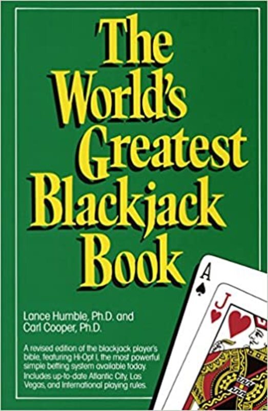 Book cover for "The World's Greatest Blackjack Book" by Lance Humble