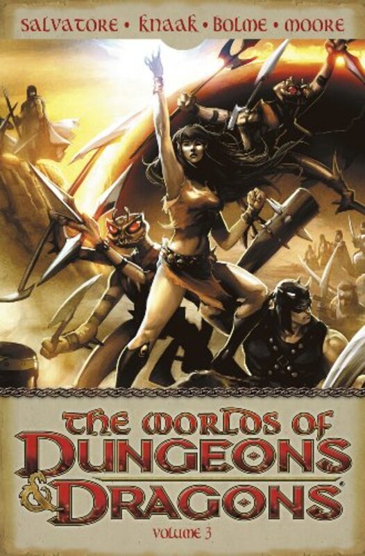 Book cover for "The Worlds of Dungeons and Dragons Volume 3" by Richard A Knaak