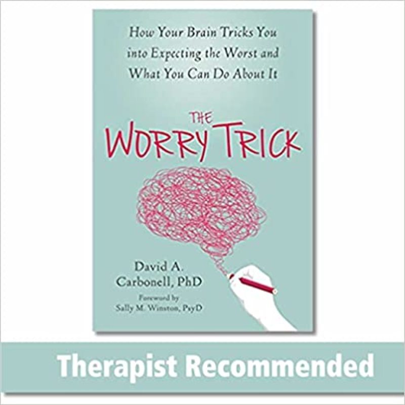 Book cover for "The Worry Trick" by David Carbonell