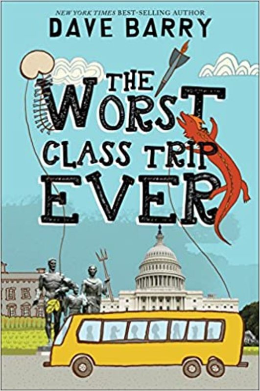 Book cover for "The Worst Class Trip Ever" by Dave Barry