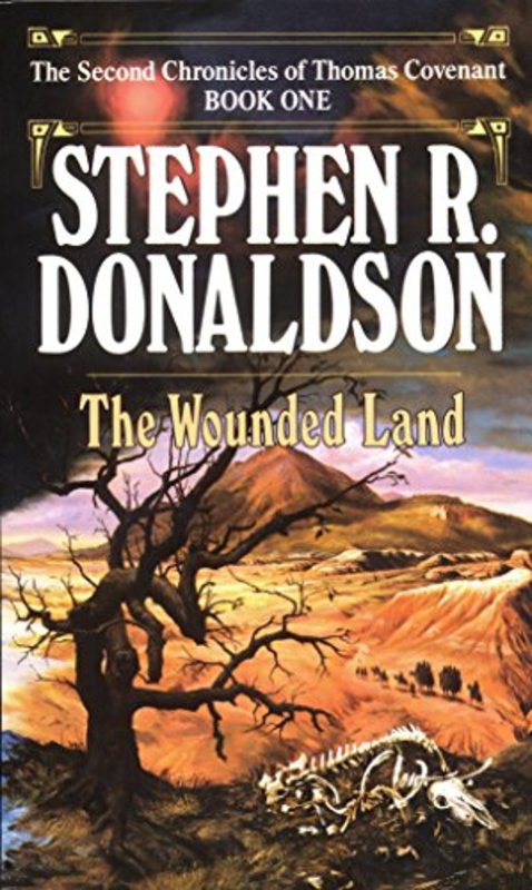 Book cover for "The Wounded Land" by Stephen R Donaldson