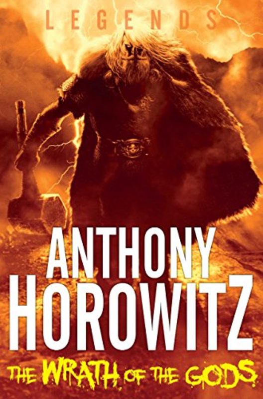 Book cover for "The Wrath of the Gods" by Anthony Horowitz