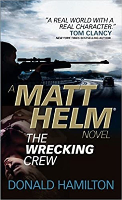 Book cover for "The Wrecking Crew" by Donald Hamilton