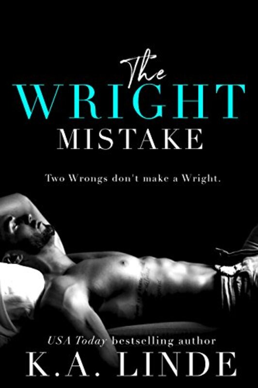 Book cover for "The Wright Mistake" by KA Linde