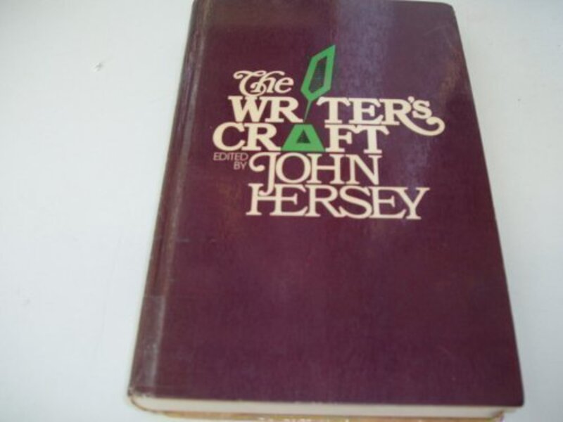 Book cover for "The Writer's Craft" by John Hersey